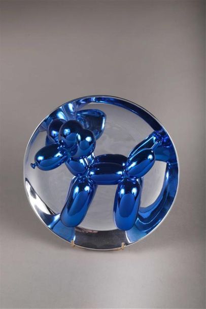 Jeff KOONS.
Balloon dog blue.
Sujet en porcelaine...