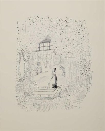 Jean Jacques SEMPÉ (né en 1932).
Freud repérant...