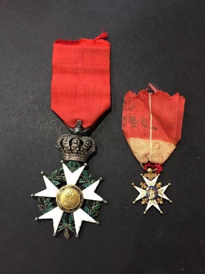 CROIX DE CHEVALIER DE LA LÉGION D'HONNEUR.
Époque...