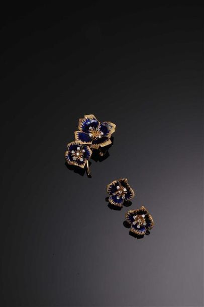 CARTIER, vers 1970.
PARURE 