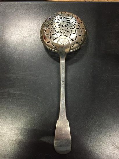 CUILLÈRE À SUCRE en argent (950/1000e), modèle...