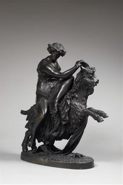 d'après CLODION (1738-1814).
Jeune femme...