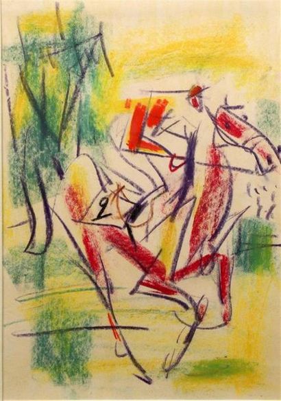 GEN PAUL (1895-1975).
Cavalier.
Crayons de...