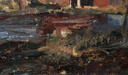Joachim TORRES GARCIA (1874-1949).
Paysage,...