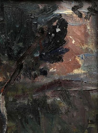 Joachim TORRES GARCIA (1874-1949).
Paysage,...