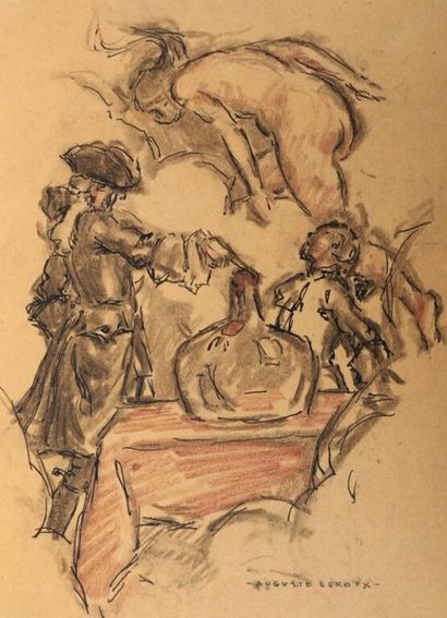 LEROUX. FRANCE (Anatole). La rôtisserie de...