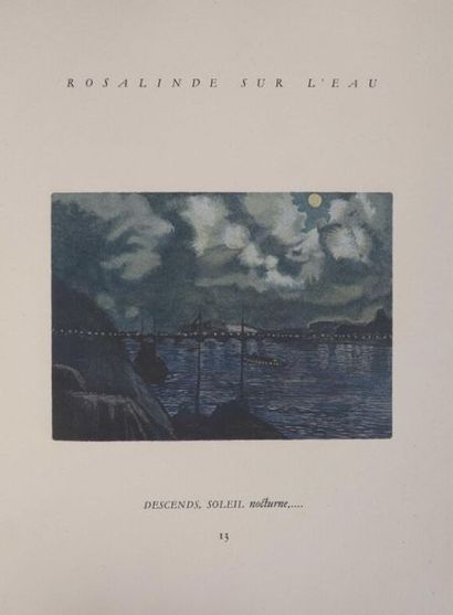 BELTRAND. SUARÈS (André). Rosalinde sur l'eau....