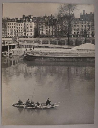 André DURAND.
Paris, c. 1940-1950.
Pont Marie....