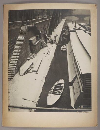 André DURAND.
Paris, c. 1940-1950.
Pont Marie....