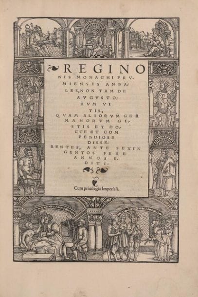 [Livre du XVIe siècle]. REGINON DE PRÜM....