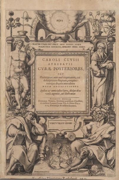 L'ÉCLUSE (Charles de). Curae posteriores,...
