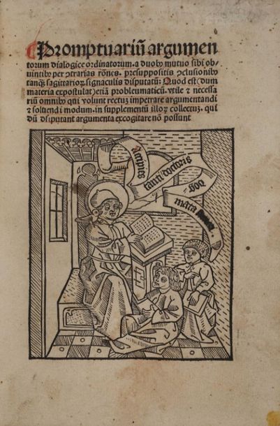 [Incunable]. [HEIMERIC DE CAMPO]. Promptuariu[m]...