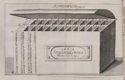 SCHOTT (Gaspar). Schola steganographica,...