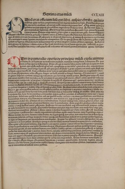 [Incunable]. SCHEDEL (Hartmann). [Liber chronicarum]....