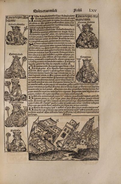 [Incunable]. SCHEDEL (Hartmann). [Liber chronicarum]....