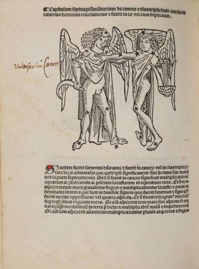[Incunable]. GUIDO BONATTI. Guido Bonatus...