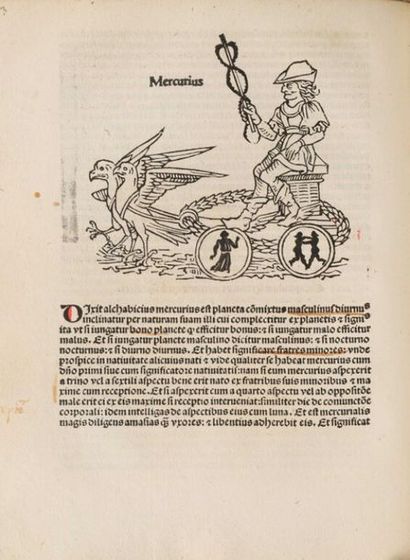 [Incunable]. GUIDO BONATTI. Guido Bonatus...