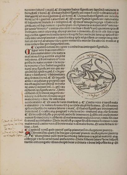 [Incunable]. GUIDO BONATTI. Guido Bonatus...