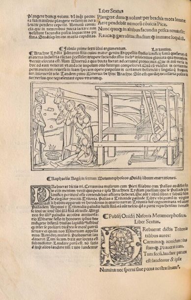 [Livre du XVIe siècle]. OVIDE. P. Ovidii...