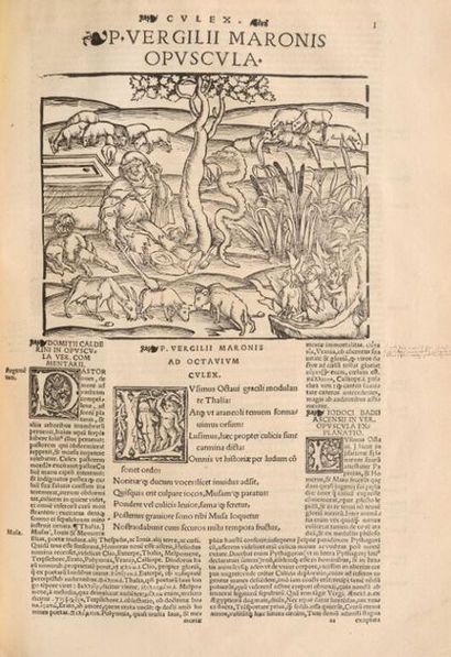 [Livre du XVIe siècle]. VIRGILE. Opera Virgiliana...