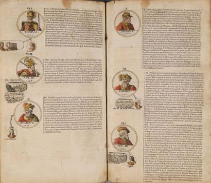 [Gravures]. [Chronologie collée]. Papes,...