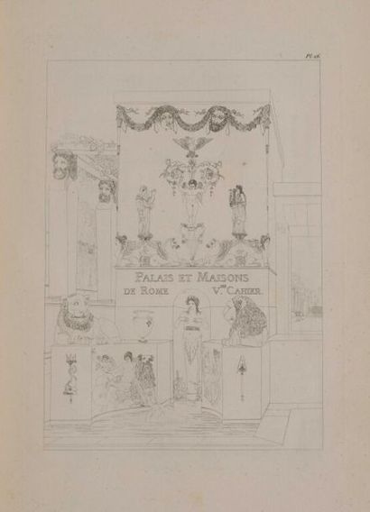 PERCIER (Charles), FONTAINE (P.F.L.). Palais,...