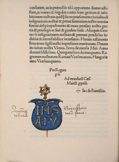 [Post-incunable]. PLINE L'ANCIEN. Prima [-Secunda]...