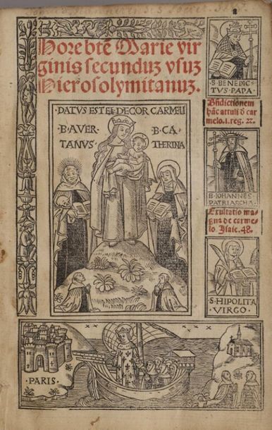 [Livres d'heures XVIe siècle]. Ensemble de...