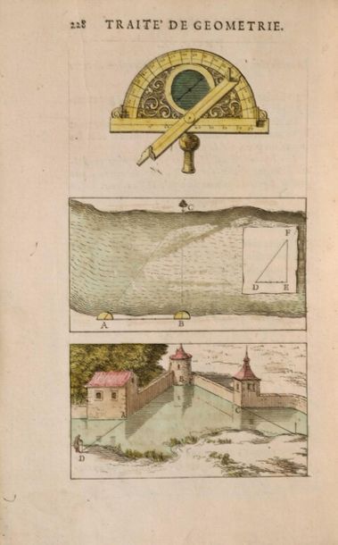 LE CLERC (Sébastien). Traité de géométrie....
