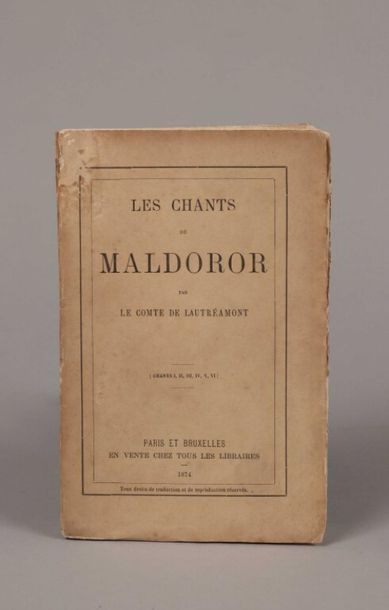 LAUTRÉAMONT (pseud. d'Isidore Ducasse). Les...