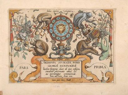 (Gravure]. [Botanique, zoologie]. HOEFNAGEL...