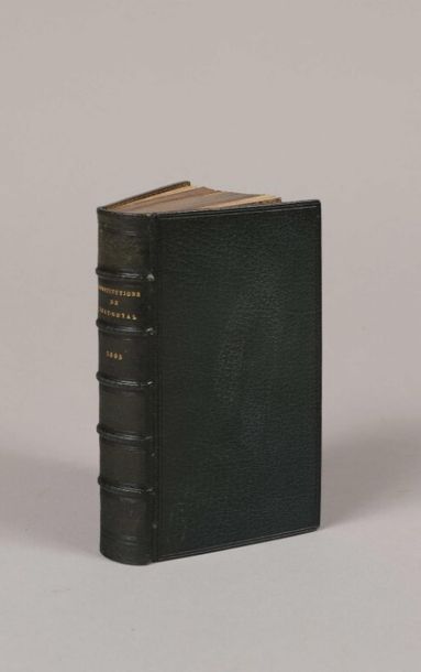 [Jansénisme]. Les constitutions du monastère...