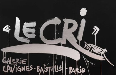 VOSTELL (Wolf). Le cri. Paris, Galerie Lavignes-Bastille,...
