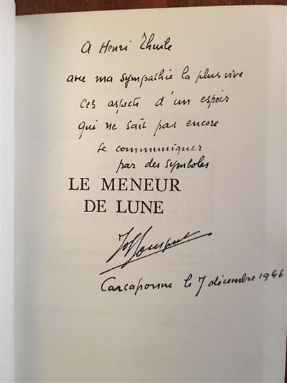 CAMBEROQUE. BOUSQUET (Joë). Le meneur de...