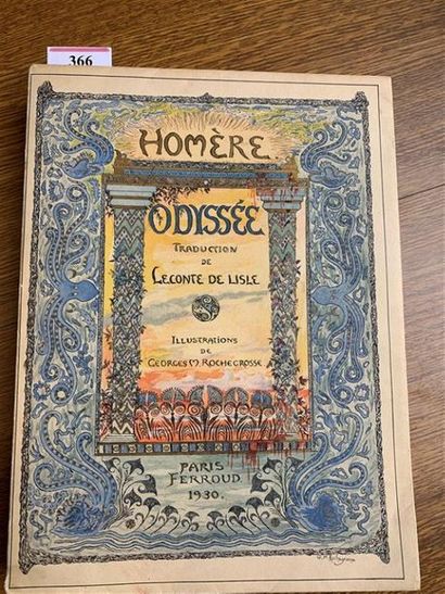 ROCHEGROSSE. HOMÈRE. Odyssée. Traduction...