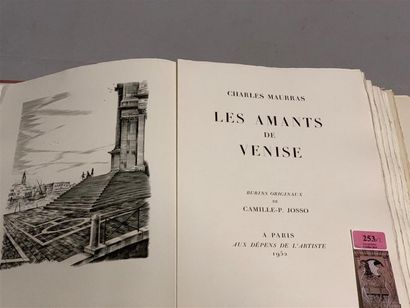 * JOSSO. MAURRAS (Charles). Les amants de...