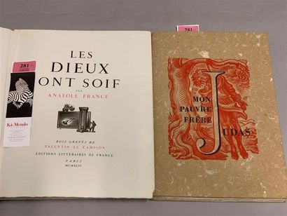 * LE CAMPION. FRANCE (Anatole). Les dieux...
