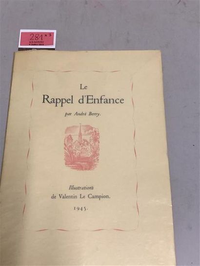 * LE CAMPION. FRANCE (Anatole). Les dieux...