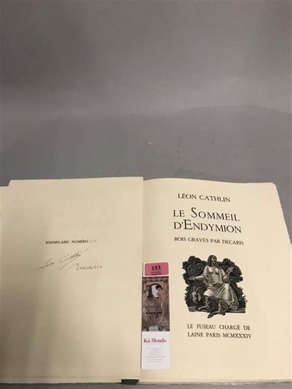 * DECARIS. CATHLIN (Léon). Le sommeil d'Endymion....