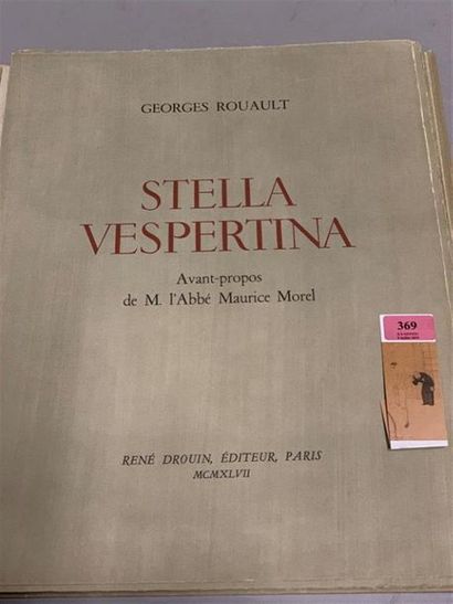 * ROUAULT (Georges). Stella Vespertina. Paris,...