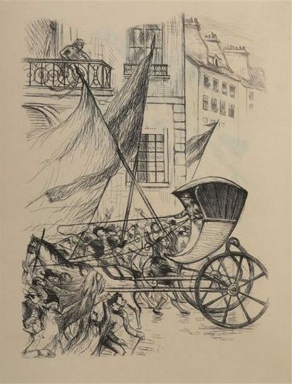 * VILLEBOEUF. BÉRAUD (Henri). Le 14 juillet....