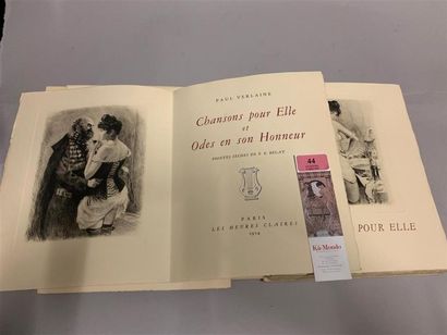 * BÉCAT. VERLAINE (Paul). Chansons pour Elle...