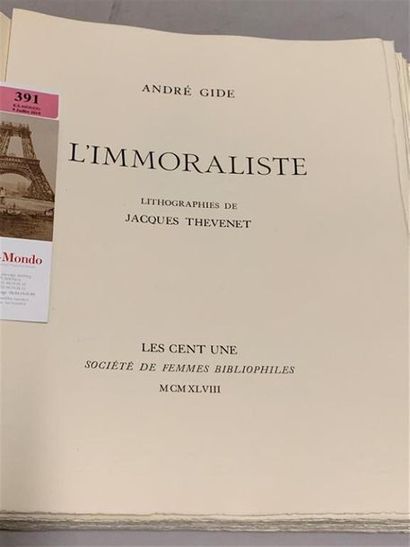 * THEVENET. GIDE (André). L'immoraliste....