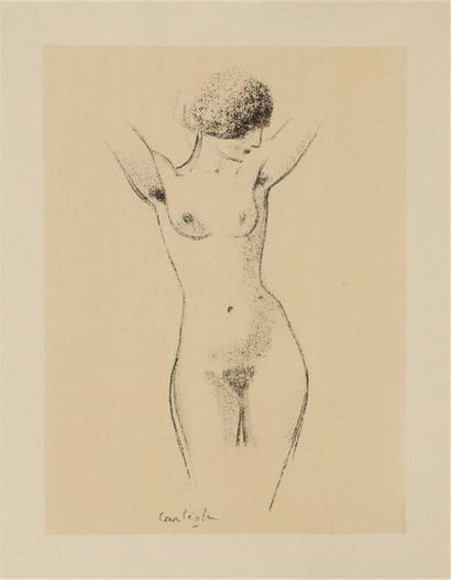 * CARLÈGLE. COLETTE. Nudité. Paris, Ed. de...