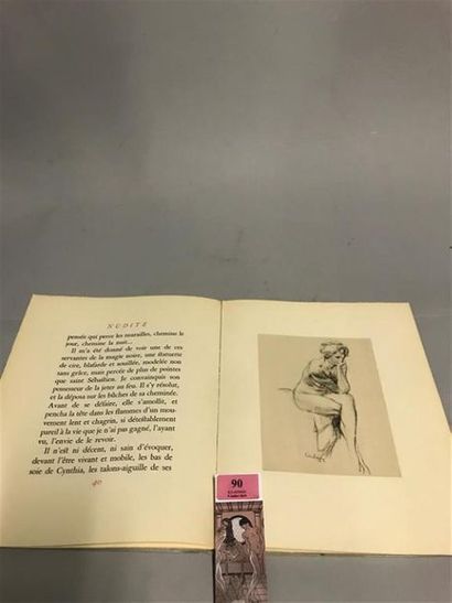 * CARLÈGLE. COLETTE. Nudité. Paris, Ed. de...