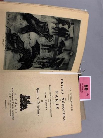 * BOUTET. LA MÉSANGÈRE (Pierre de). Petits...