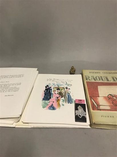 * DUFY]. OURY (Marcelle). Lettre à mon peintre,...