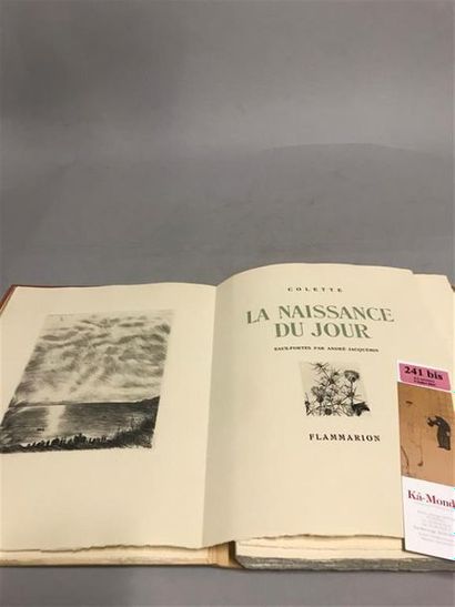 * JACQUEMIN. COLETTE. La naissance du jour....
