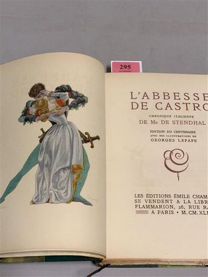 * LEPAPE. STENDHAL. L'abbesse de Castro....