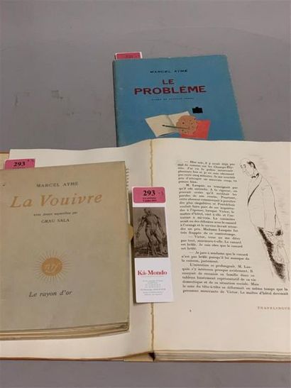 * LEPAPE. AYMÉ (Marcel). Travelingue. Paris,...